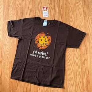 Got Cookies Seriously Do You Have Any Youth Large Brown Graphic Tee Shirt by CAC
